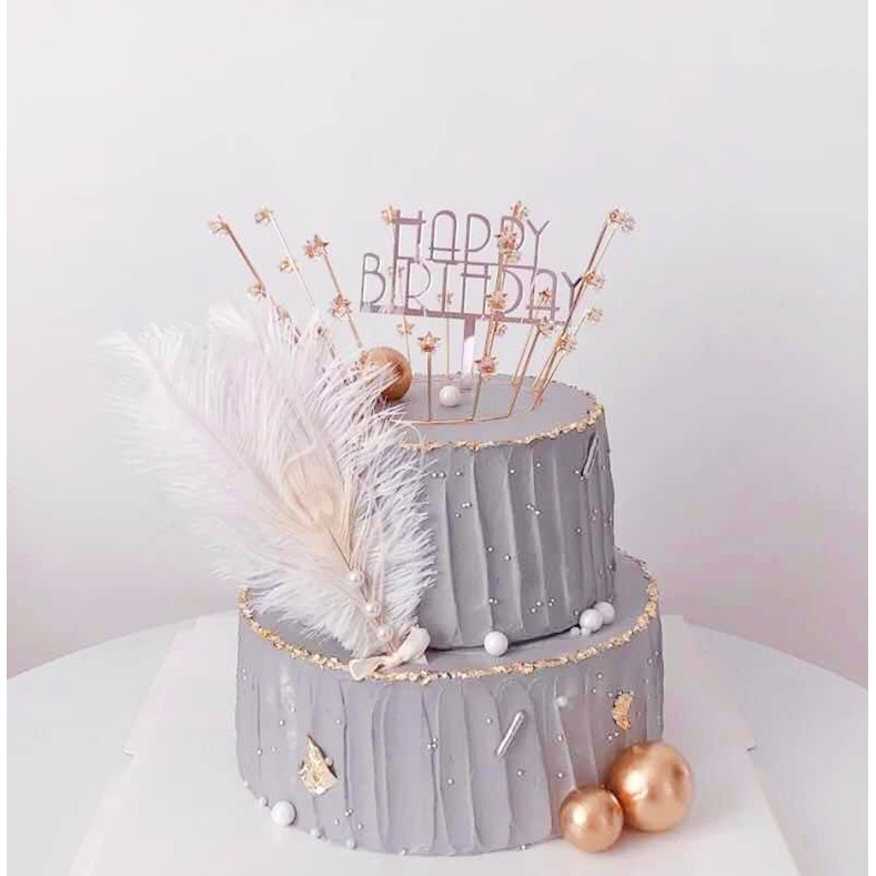 ☀孟玥購物☀天然鴕鳥羽毛 珍珠羽毛 鴕鳥毛  蛋糕插牌裝飾   甜點台裝飾 蛋糕裝飾 蛋糕插牌