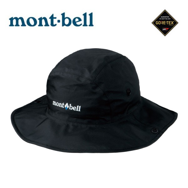 Mont-Bell 日本 GORE-TEX 大圓盤帽《黑》/防水帽/遮陽帽/圓盤帽/1128514/悠遊山水