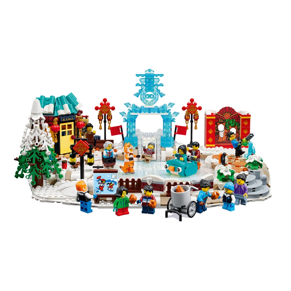 未公開 樂高 LEGO 積木 新年盒組系列 新春冰上遊 80109 代理現貨