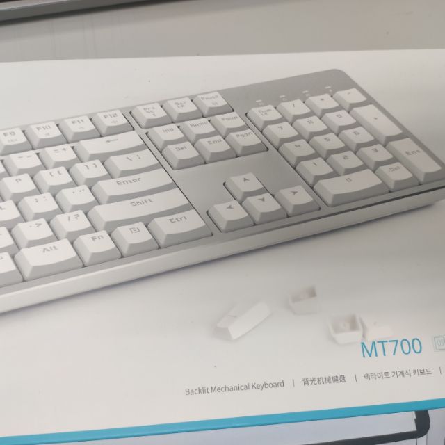 Rapoo雷柏 MT700 藍牙/有線雙模式機械鍵盤 短紅軸