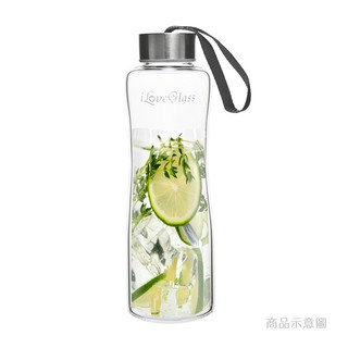 iLoveGlass 纖巧玻璃隨手瓶 450ml (送時尚水瓶護套)