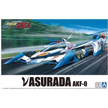 24年5月再販預購【玩具柑仔店】青島 AOSHIMA 1/24 阿斯拉 AKF-0 賽車 跑車 組裝模型 閃電霹靂車