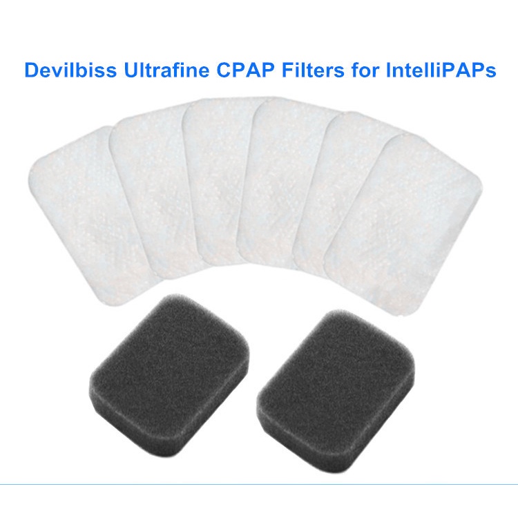 DeVilbiss美國德百世呼吸器機過濾棉 過濾網 DV54/55/56/57通用配件 黑白過濾棉