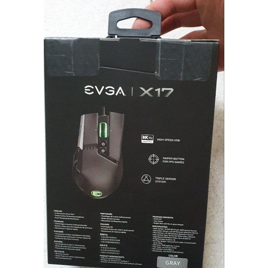 EVGA  X17 電競滑鼠 艾維克全新未拆未註冊