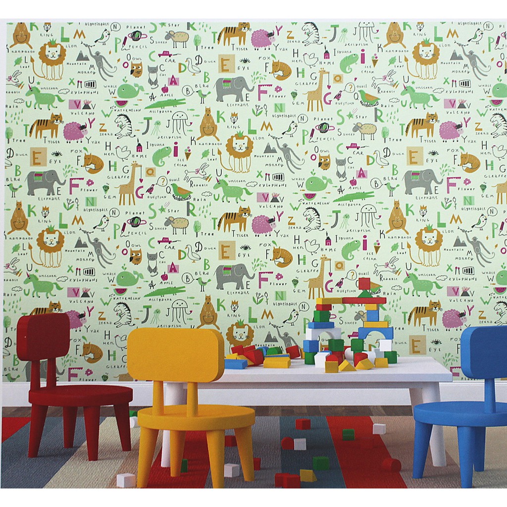 兒童壁紙兒童壁貼台中壁紙卡通壁紙 台中壁紙施工 可愛壁紙兒童首選 進口壁紙 台中市免運費 蝦皮購物