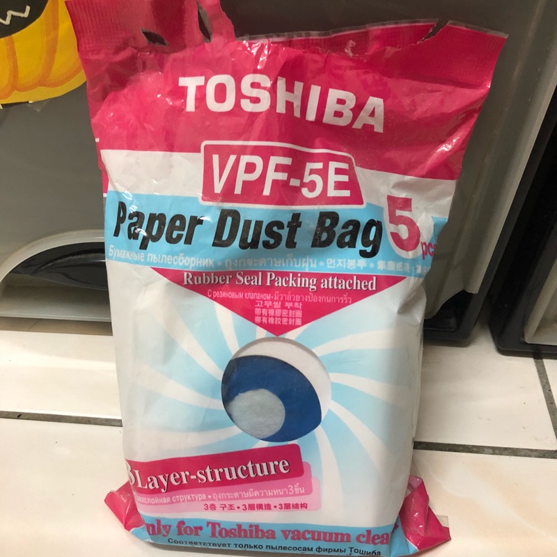 toshiba東芝吸塵器集塵袋 VPF-5E