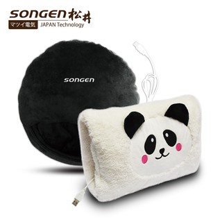 SONGEN松井 毛手毛腳萌趣蓄熱式USB暖身寶+暖腳墊(SG-007B雙入組合) 廠商直送