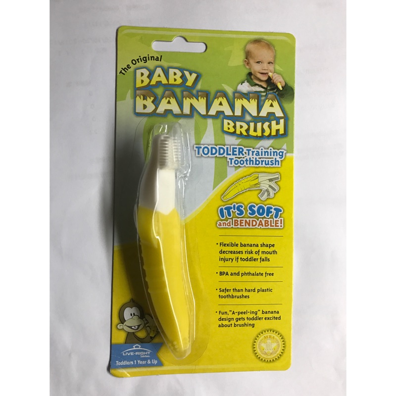Baby Banana 軟性香蕉牙刷 固齒器