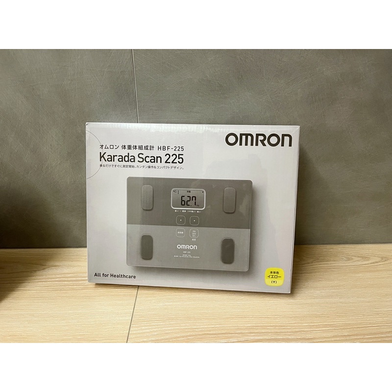 (全新)OMRON 歐姆龍 體重體脂計 HBF-225 黃色