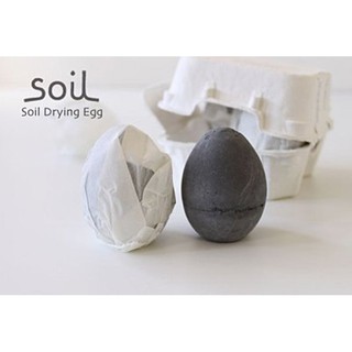 日本製 Soil 珪藻土濕度調節 除濕乾燥蛋 調濕脫臭 冰箱除臭＊花小小＊