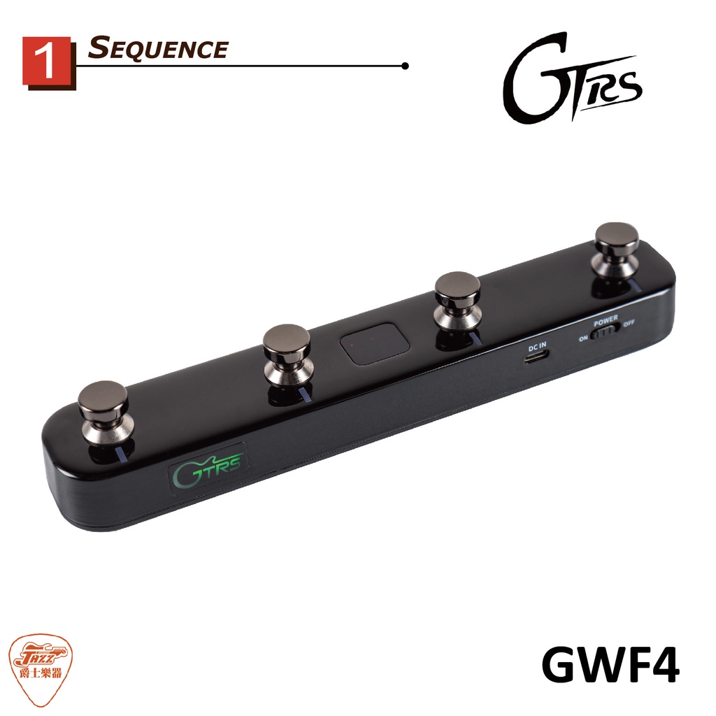 【爵士樂器】公司貨 MOOER GTRS GWF4 無線 踏板控制器 搭配S800智能吉他