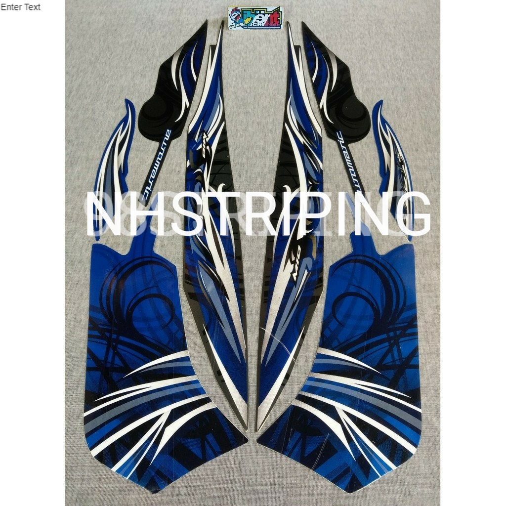 Striping MIO SOUL Blue POLET 2009 YAMAHA 貼紙