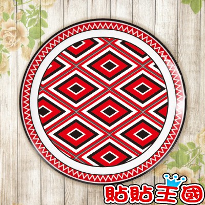 冰箱貼 泰雅族圖騰白框 白板貼冰箱貼oa屏風貼置物櫃貼5 8cm X 5 8cm 蝦皮購物