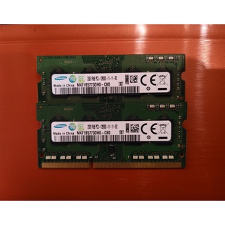 三星 Samsung 記憶體 RAM DDR3 1600 PC3-12800S 2GB NB 筆電用 雙面顆粒
