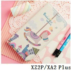 韓國彩繪皮套D152-5 Sony XZ2 Premium XA2 Plus 手機套手機殼保護殼保護套軟殼