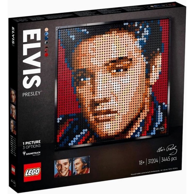 [台中可自取] 樂高 LEGO 31204 貓王 馬賽克 Elvis Presley 可拼 灌籃高手 藝術 ART