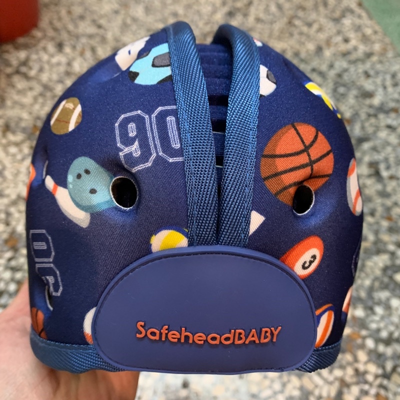 ［近全新］二手-英國SafeheadBABY 幼兒學步防撞安全帽/學步帽/護頭帽/防撞帽