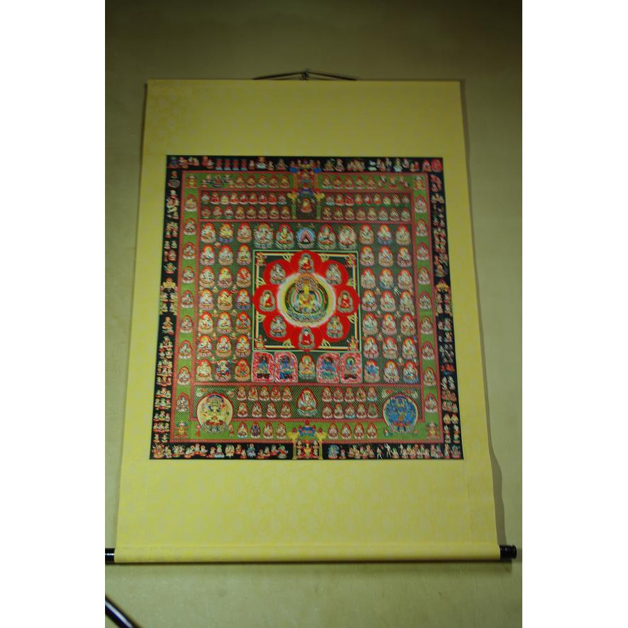 唐密胎藏界曼荼羅唐卡 73 81公分 裱褙 122公分 蝦皮購物