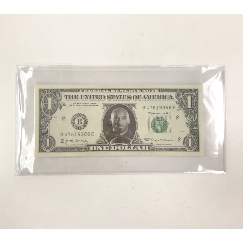 BLACK MAMBA 黑曼巴 KOBE BRYANT 美國政府發行 一元美金 紙鈔 紀念幣 非 球卡 PSA NIKE