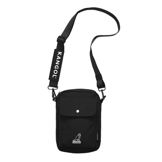 ♠️ACE♠️[現貨] 正品 KANGOL 黑色 背包 側背包 小廢包