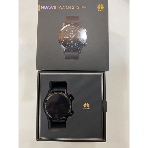 ［現省三千］HUAWEI Watch GT2 46mm 智慧手錶 (曜石黑)華為手錶GT2 附紙盒 血氧功能