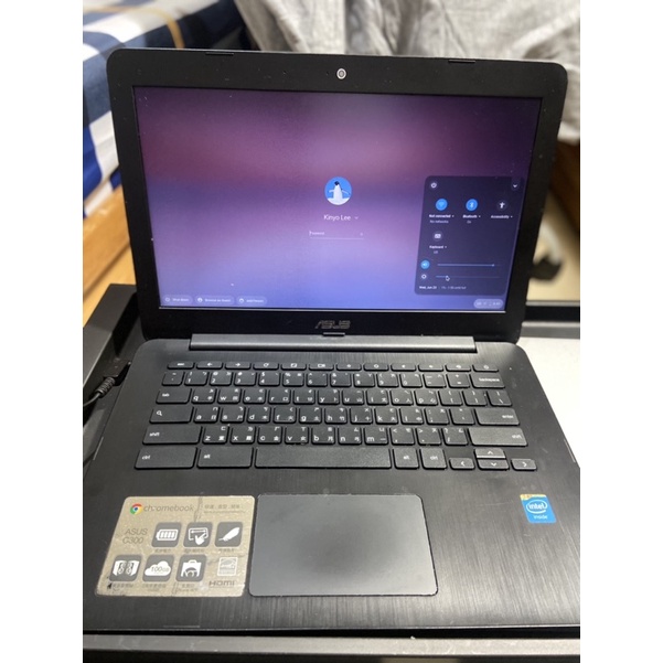 二手ASUS Chromebook C300MA-13.3吋筆記型電腦 黑