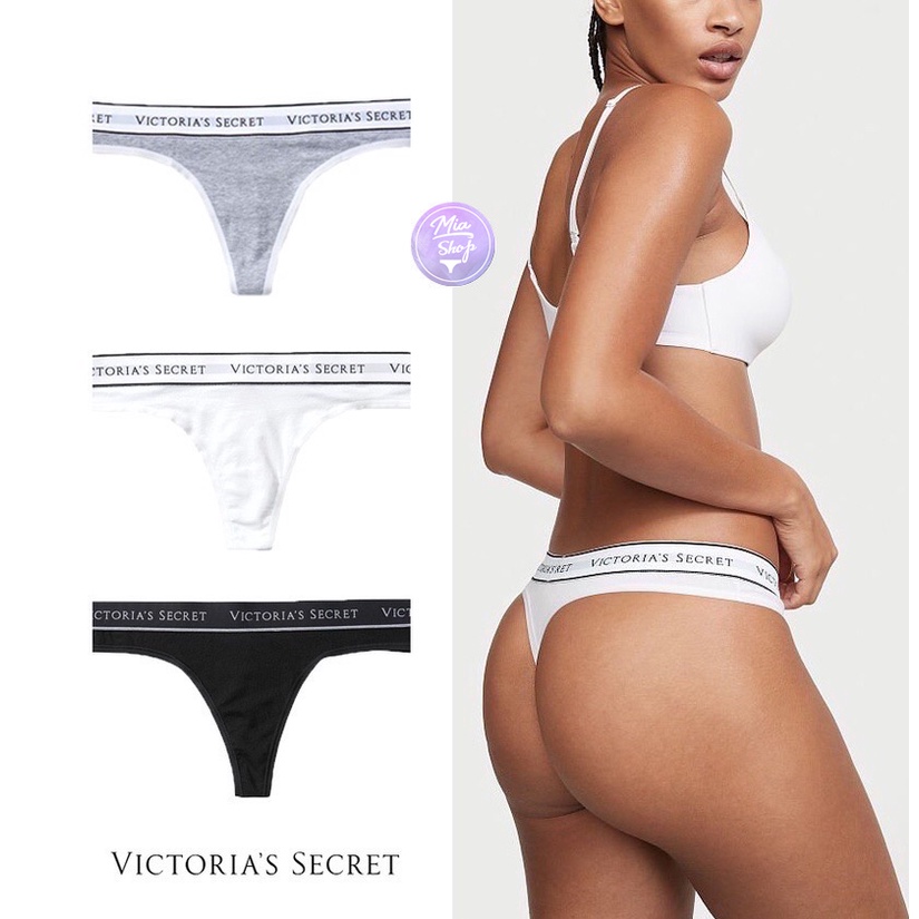 現貨🌺 Victoria's Secret Logo 丁字褲 多色 內褲  維多利亞的秘密 性感 情趣