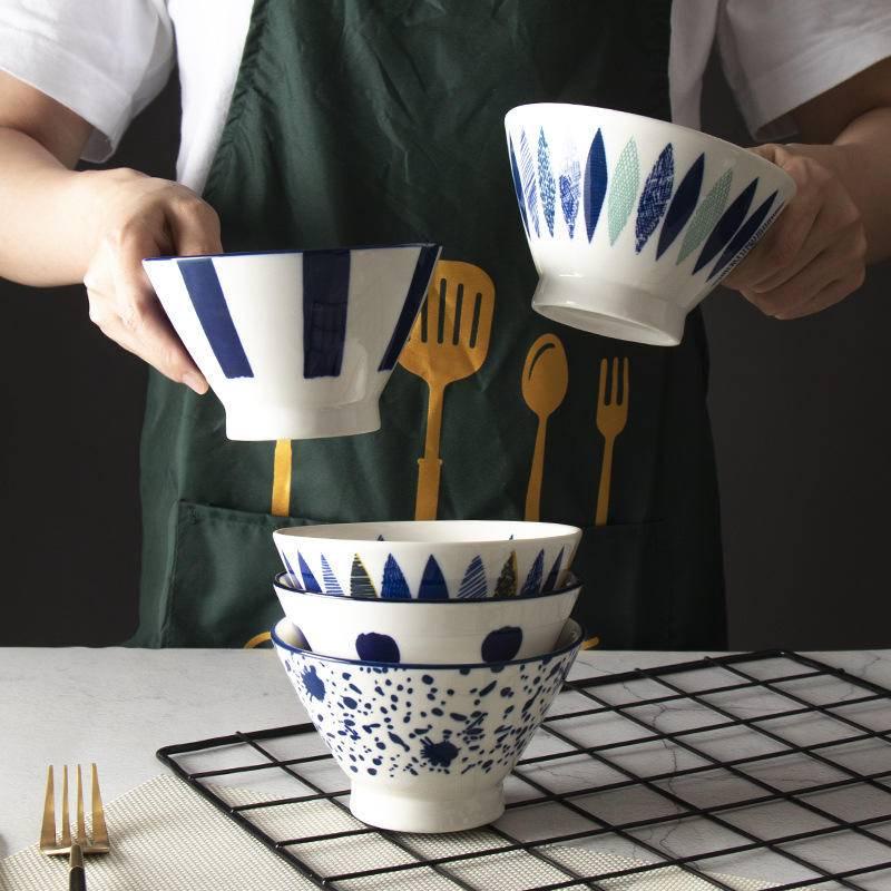 日式陶瓷碗 飯碗湯碗高腳碗 喇叭碗 鶯歌陶瓷碗 丼飯碗 水果沙拉斗笠碗 創意個性餐具