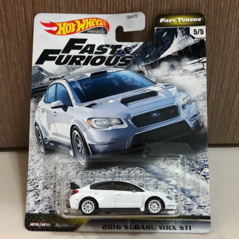 最新hot Wheels 風火輪16 Subaru Wrx Sti 玩命關頭8 Fast Furious 系列 蝦皮購物