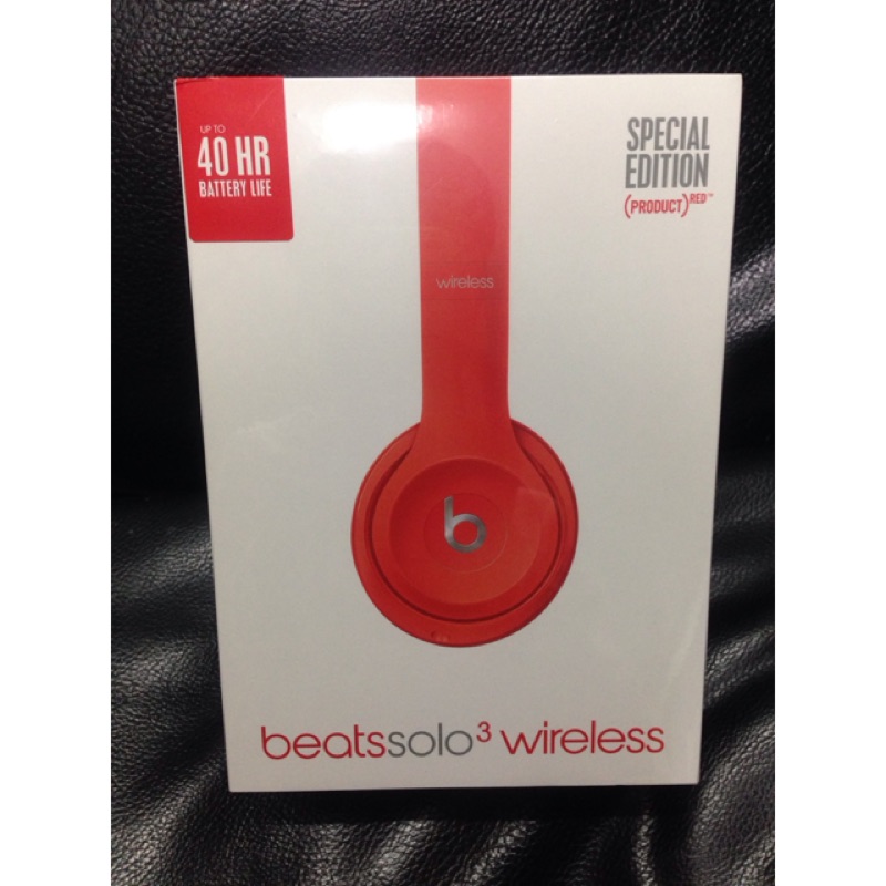 Beats Solo3 Wireless 頭戴式耳機 – (PRODUCT)RED/可議價