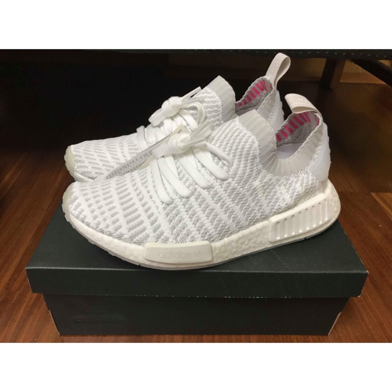 🌹（專屬賣場）ADIDAS NMD_R1 STLT PK 編織白粉