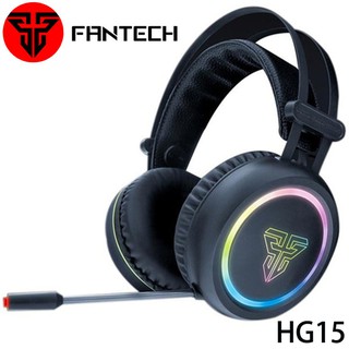 【3CTOWN】送$50禮券 含稅 FANTECH HG15 7.1環繞立體聲RGB光圈 電競 有線 頭戴式耳機麥克風