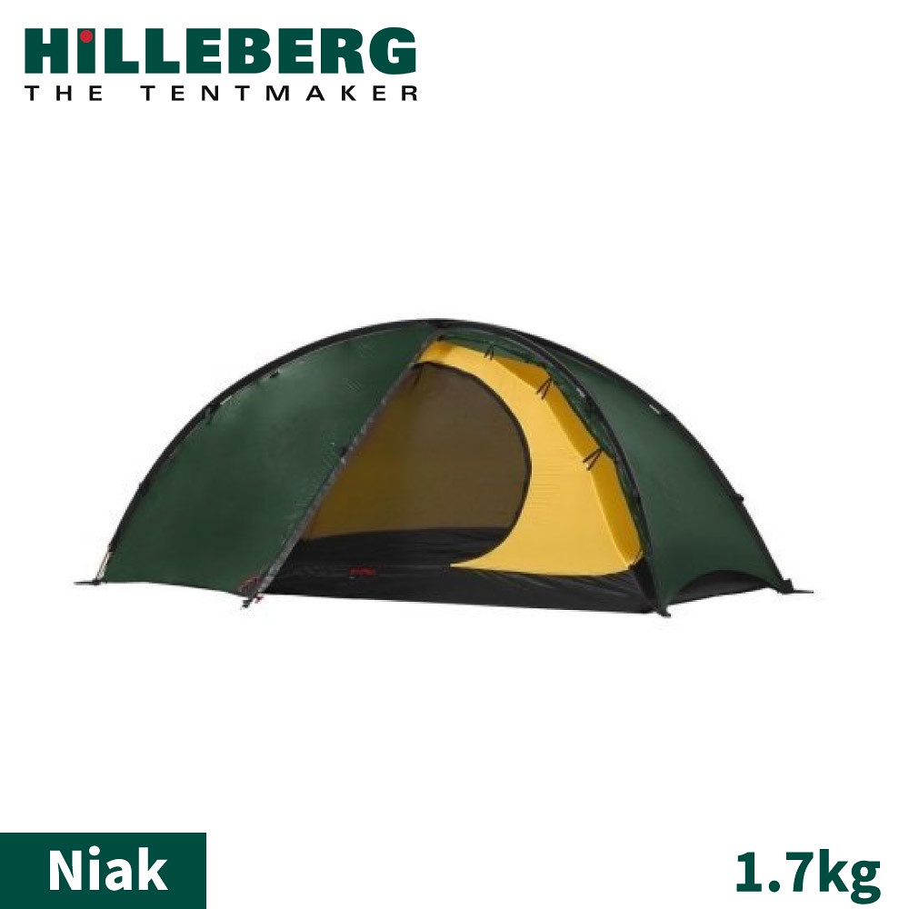 【HILLEBERG 瑞典 黃標 Niak 尼亞客  輕量二人帳篷《綠1.7kg》】018011登山/露帳