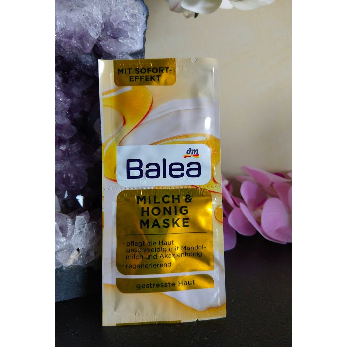 德國芭樂雅Balea 蜂蜜牛奶滋潤保濕面膜 2x8ml