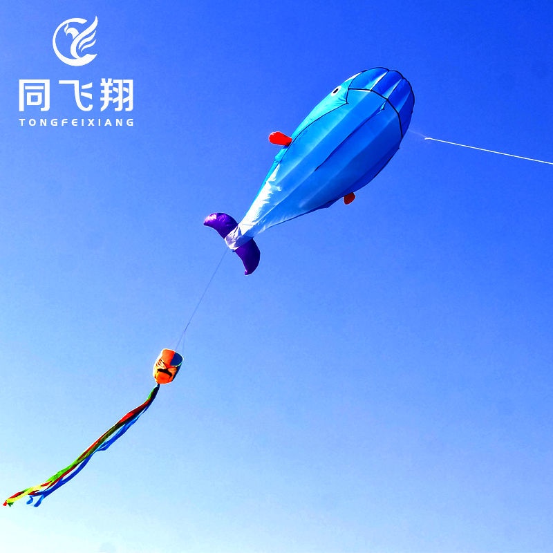 風箏同飛翔軟體風箏鯨魚抗大風大型超大高檔特大巨型大人專用3D立體美樂兒旗艦店