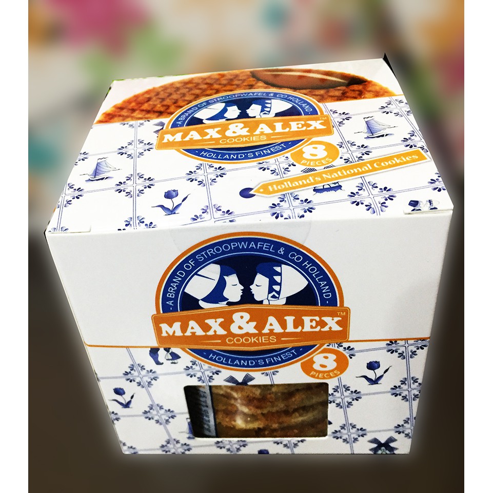 【荷蘭史翠普】焦糖煎餅250g/盒(8片裝)，Ｑ軟有彈性，全球熱銷喝茶與咖啡最佳甜點心選擇！！