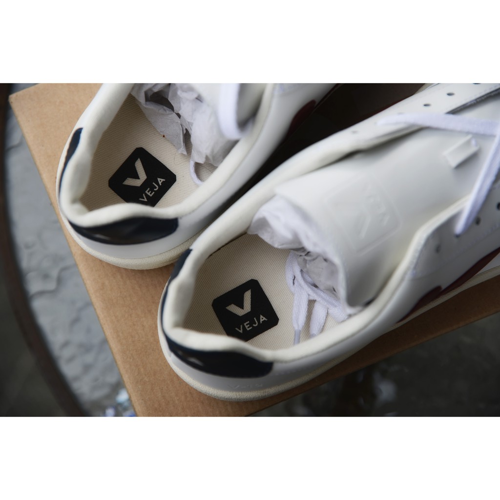 Veja V12 Leather Sneaker  真皮小白鞋 (紅藍配色)