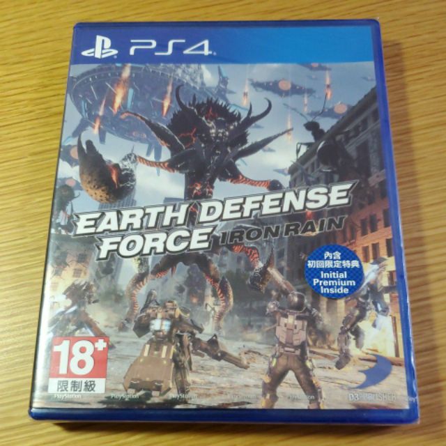 全新未拆 二手現貨ps4 地球防衛軍槍林彈雨中文版 蝦皮購物