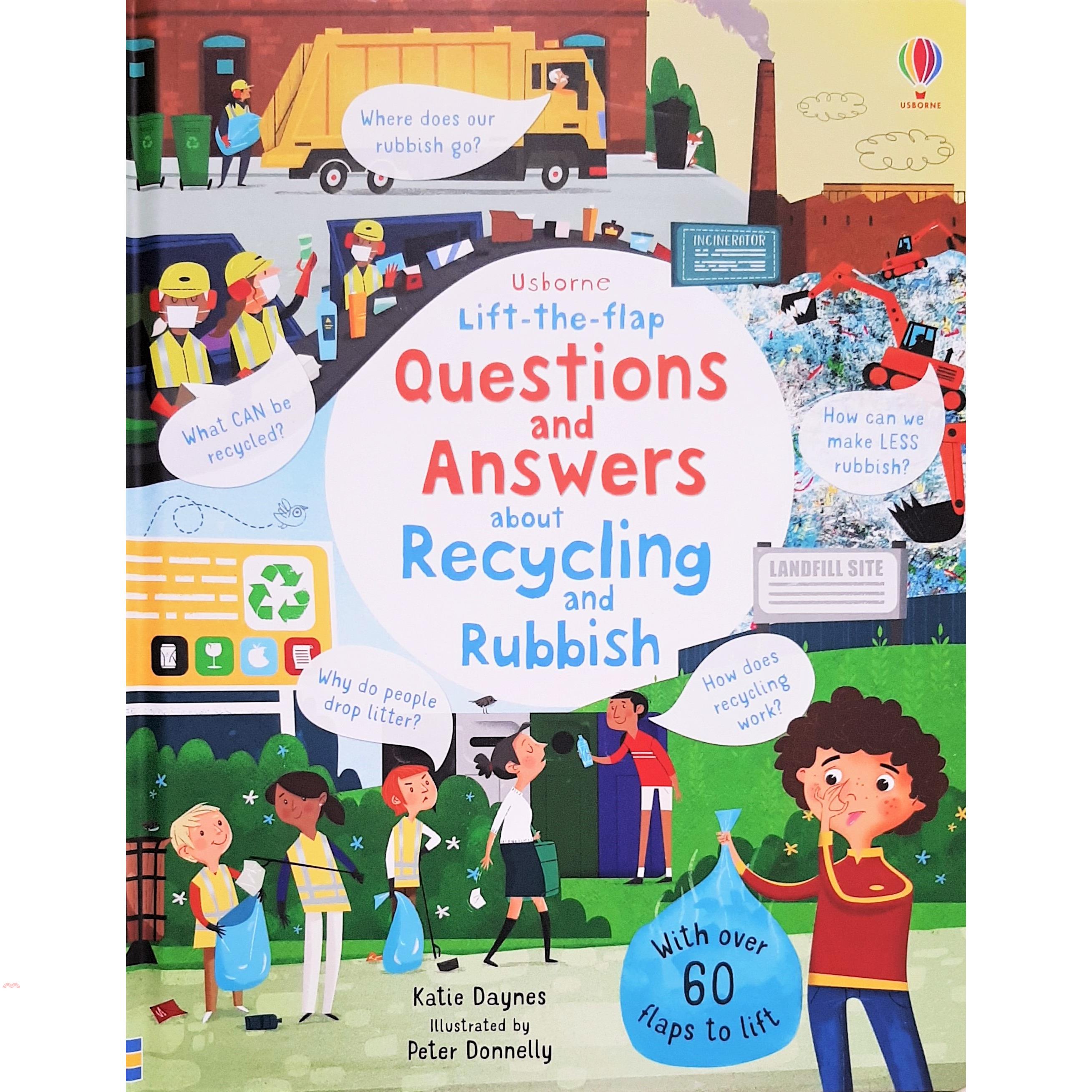 Lift-the-Flap Questions and Answers About Recycling and Rubbish