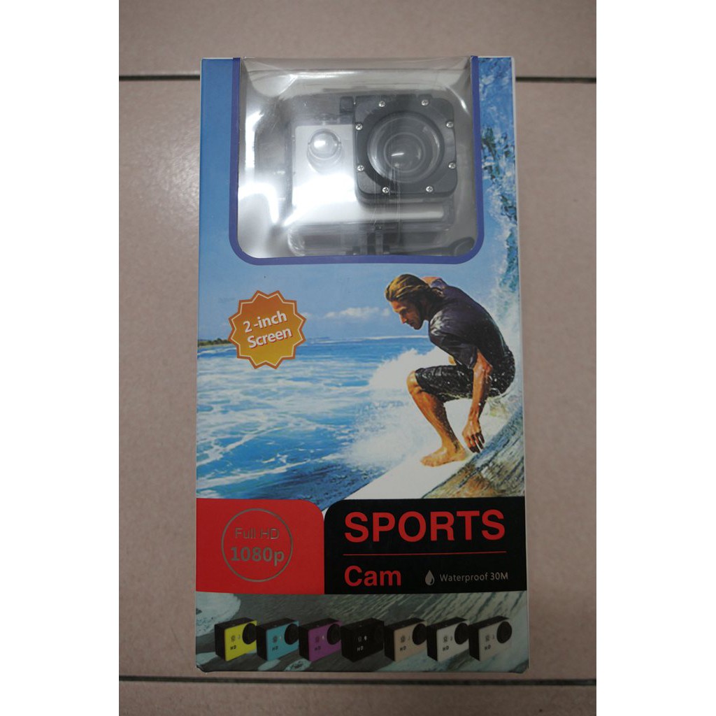 SPORTS Cam 1080P 運動攝影機 白色 防水 高畫質 HD 相機 行車紀錄器