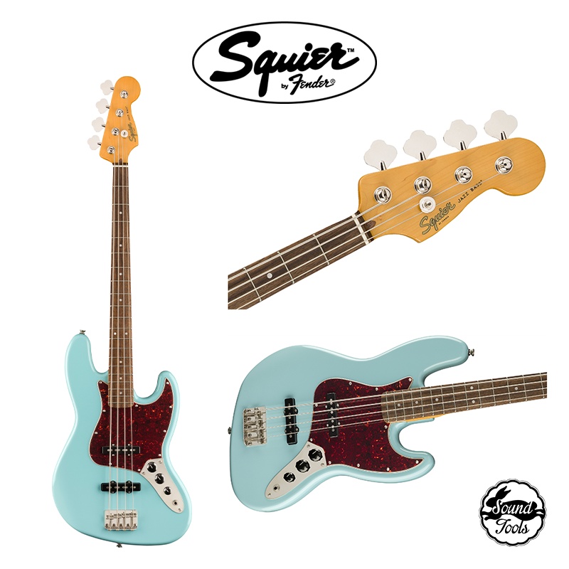 Squier 電貝斯 Classic Vibe Jazz Bass 60s - Daphne Blue【桑兔】