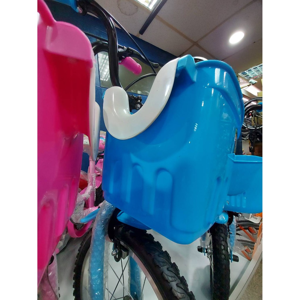 兒童塑膠菜籃  16吋童車籃子  藍色   粉色  12吋