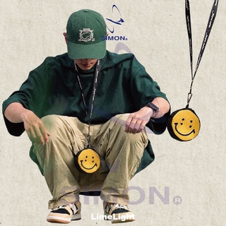 ☆LimeLight☆ SIMON MADE 微笑 掛包 零錢包 包包 SMILE 真皮 COIN BAG 掛背 掛繩