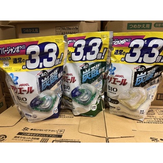 日本 P&G 3.3倍 4D洗衣球 碳酸 洗衣膠球 39入【亞貿購物趣】