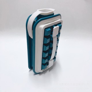 折疊矽膠冰格模具 食品級冰塊 冰塊模具 製冰盒模 製冰 臺灣出貨 矽膠製冰盒 折疊冰格 自制冰 儲存盒 DIY酒冰格
