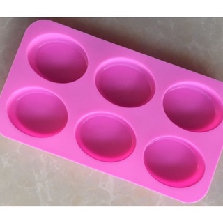 6連橢圓 矽膠模具 橢圓模具 手工皂模具 DIY冷製皂模具 香薰模具 Diy模具 橢圓形模具 橢圓形