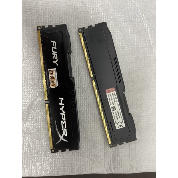 金士頓 Kingston Hyperx FURY DDR3 RAM 超頻用 記憶體 HX318C10FBK2/16