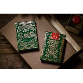 Monarch green playing card 撲克牌 君王 綠 T11
