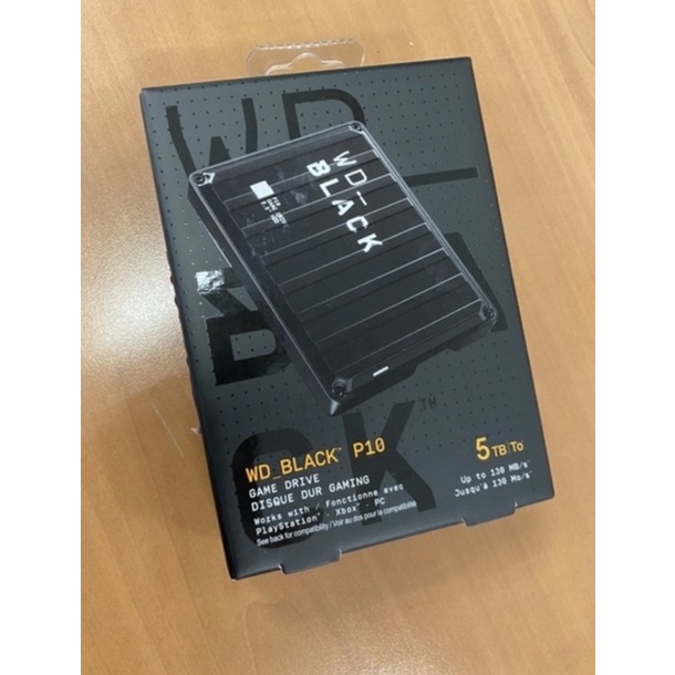 威騰 全新未拆封 WD P10 Game Drive 5TB 黑標USB3.0 2.5吋行動硬碟 電競