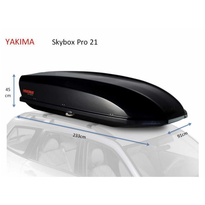 【小鳥的店】YAKIMA SKYBOX 21s 車頂行李箱 太空包 車頂箱 行李箱 600L 書包 車頂置物箱 碳纖紋